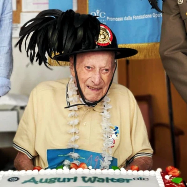 Grappa, chess and longevity: the secret of Walter Visentin, aged 104 years