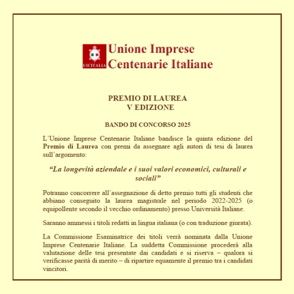 Da UICI un’opportunità per studenti e ricercatori