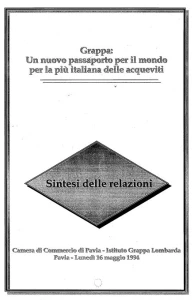 Grappa: Un nuovo passaporto per il mondo per la più italiana delle acquaviti